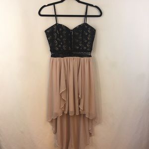 City Triangles High Low Dress Size 7 Dusty Rose